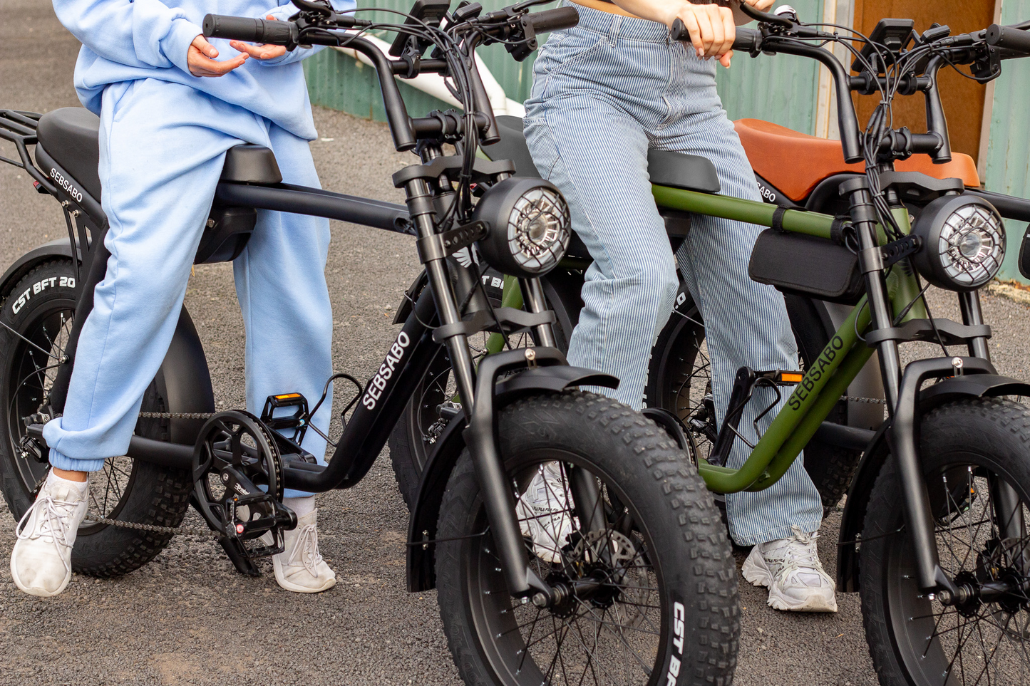 Ebike Fat Tyre X73 | Black Frame Black Seat (750W - 48V) - SEBSABO