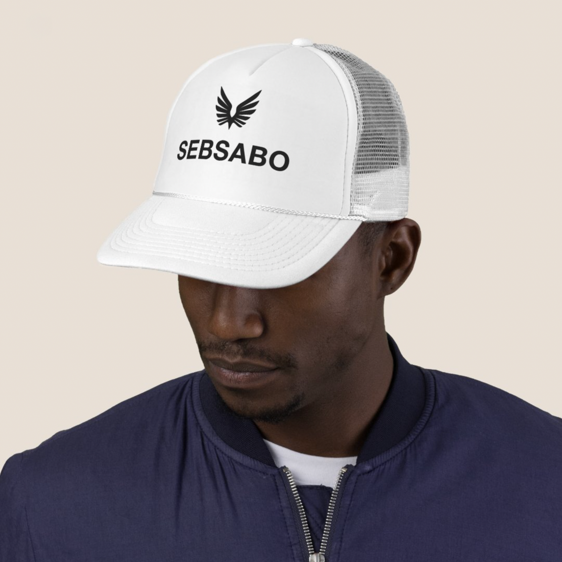 White SEBSABO Cap - SEBSABO